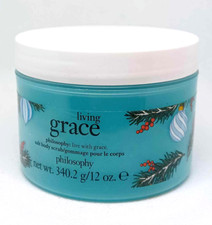 Philosophy Living Grace Salt Body Scrub 12 oz Sealed