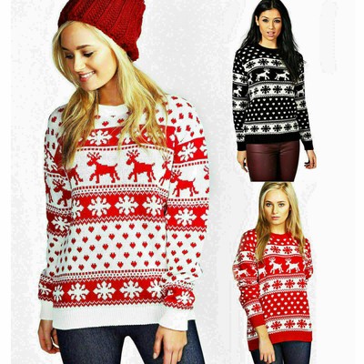 WOMEN'S CHRISTMAS SNOWFLAKE FESTIVE 