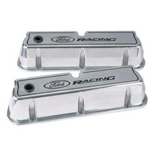 Ford Racing Performance Sbf 289 302 351w Polished Aluminum Valve Covers Ford Racing Performance Sbf 289 302 351w Polished Aluminum Valve Covers