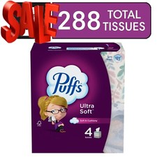 Puffs Ultra Soft Non-Lotion Facial Tissues, 4...