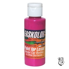 FASKOLOR 40102 FLUORESCENT PINK Airbrush Paint RC Body Car Truck - PARMA