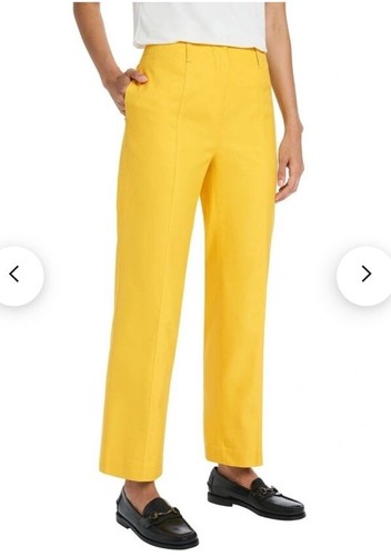 David Lawrence Wide Leg Pant In Stunning Yellow Size 12 Spring Work Pants