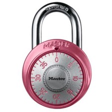 Master Lock 1530DPNK Pink Wide Metal 3-Digit ...
