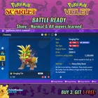 GOUGING FIRE ⚡ POKEMON SCARLET VIOLET ⚡ NORMAL ⚡ 6IV BATTLE READY ⚡