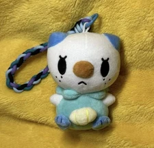 Pokemon demo Oshawott plush fanmade custom keychain