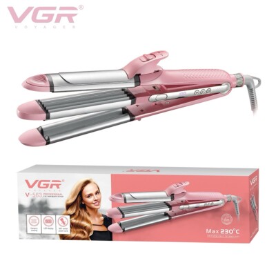 Vgr V-563 In Ceramic Hair Straightener Curling Iron Hair Beauty