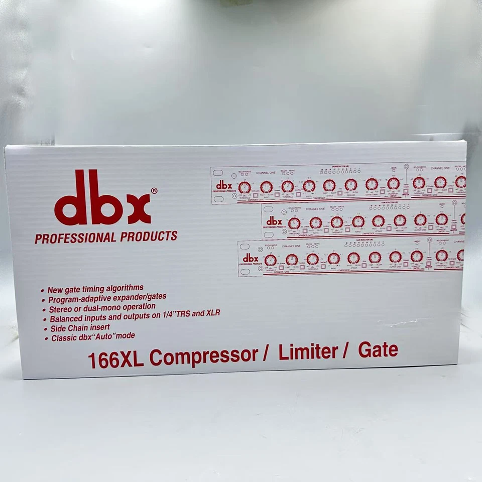 DBX 166XL New Compressor Limiter/Gate Effects DSP Processor - Image 2 of 4