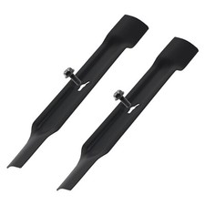 Blade for B&Q OPP FPLM1000-4 Lawnmower 32cm Metal Cutter + Fixing Screws 2 Pack