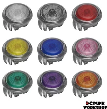 1pcs 30mm + 11pcs 24mm Mechanical Buttons & Cherry mx Silver Switches for Hitbox