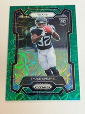 2023 PANINI PRIZM TYJAE SPEARS 5/75 GREEN SCOPE ROOKIE TITANS SP
