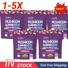 Mushroom Gummies-Supplement with Ashwagandha Functional Mushroom Gummies 1-5PACK