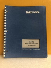 Tektronix 070-3397-00 2213 Oscilloscope Operators Instruction Manual
