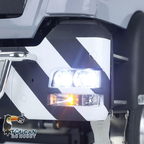 LESU 1/14 DIY TGS 4x2 Remote Control RC Tractor Truck Metal Chassis Roof Light - Picture 12 of 12