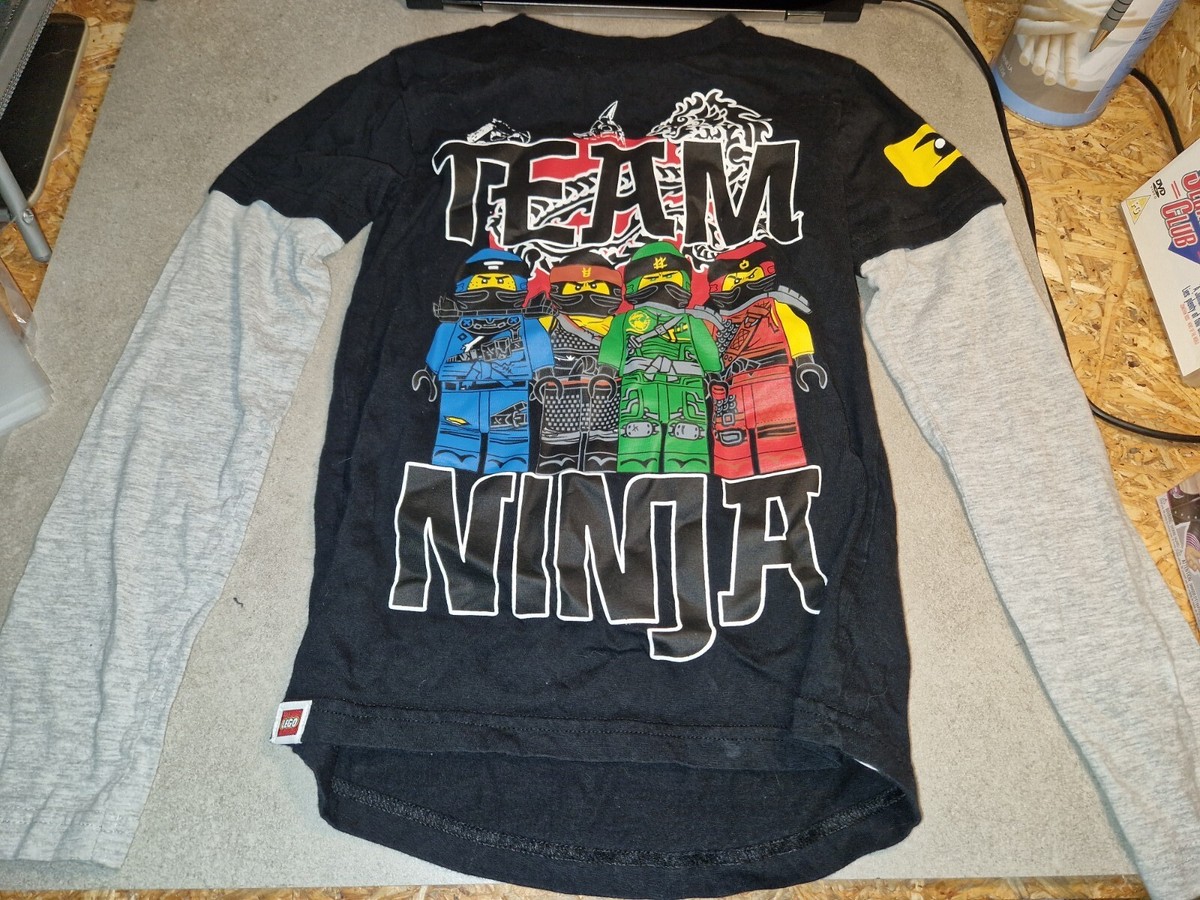 Kids LEGO NINJAGO Team Ninja Warrior Long Sleeved Top Ages 9-10