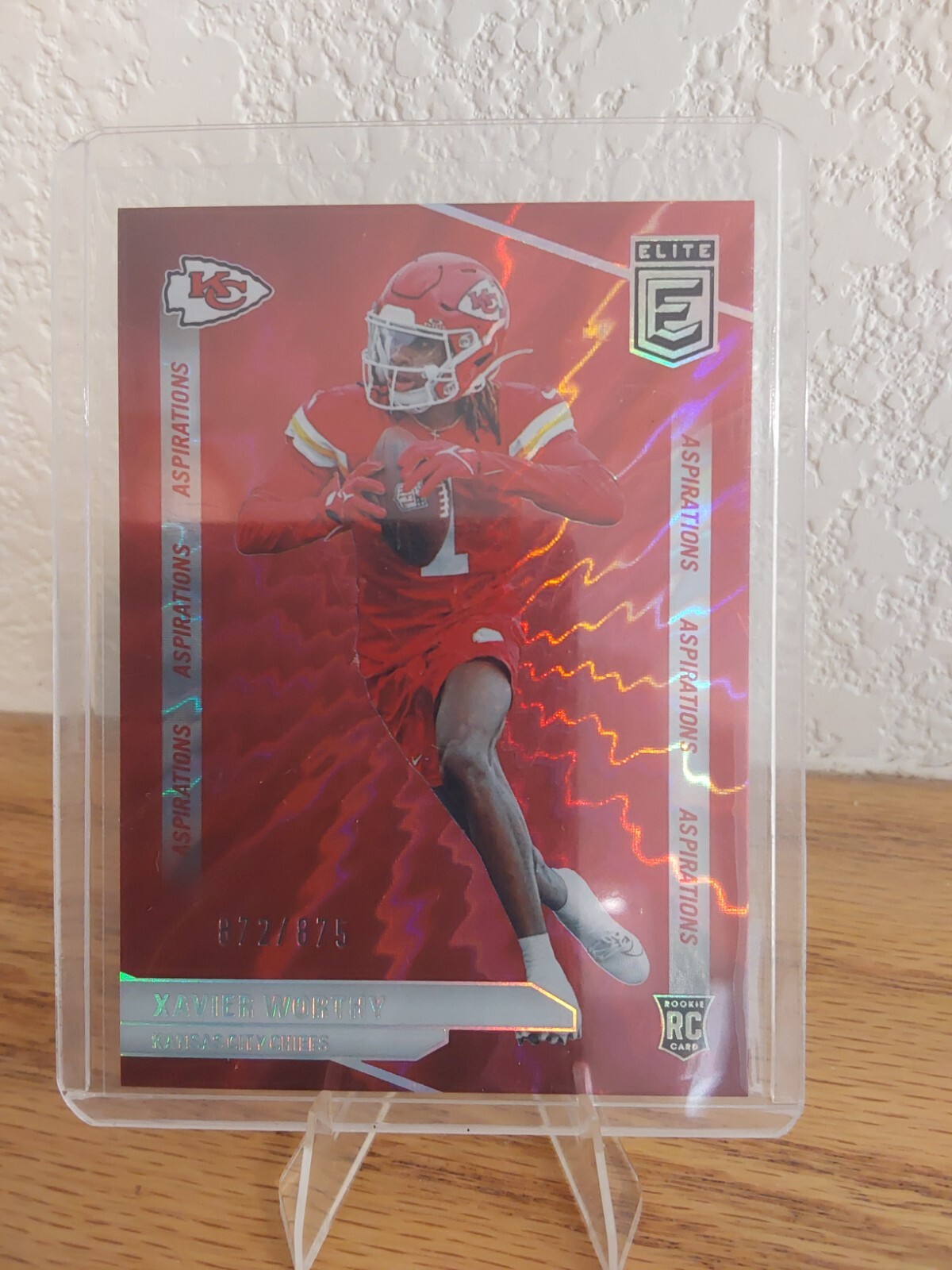 Xavier Worthy 2024 Panini Donruss Elite Aspirations /875