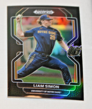 LIAM SIMON 2022 PRIZM DRAFT PICKS BLACK PRIZM #PDP166 SAN JOSE GIANTS