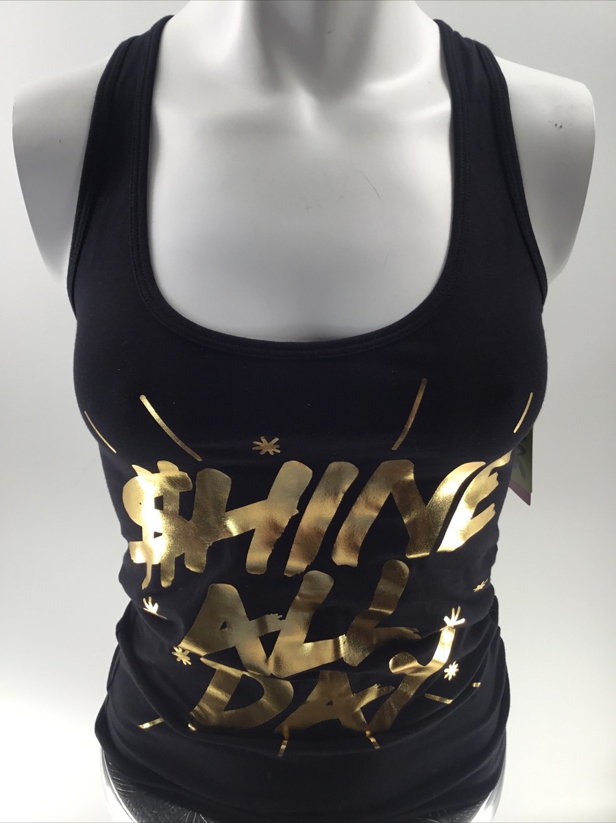 Zumba racerback Bold Black size small (shine all day) | eBay