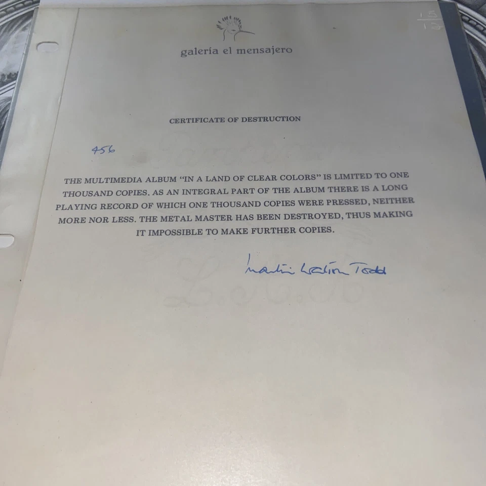 Brian Eno-Peter Sinfield - In A Land Of Clear Colors -Shockley Box Set Vinyl OOP - Image 2 of 4