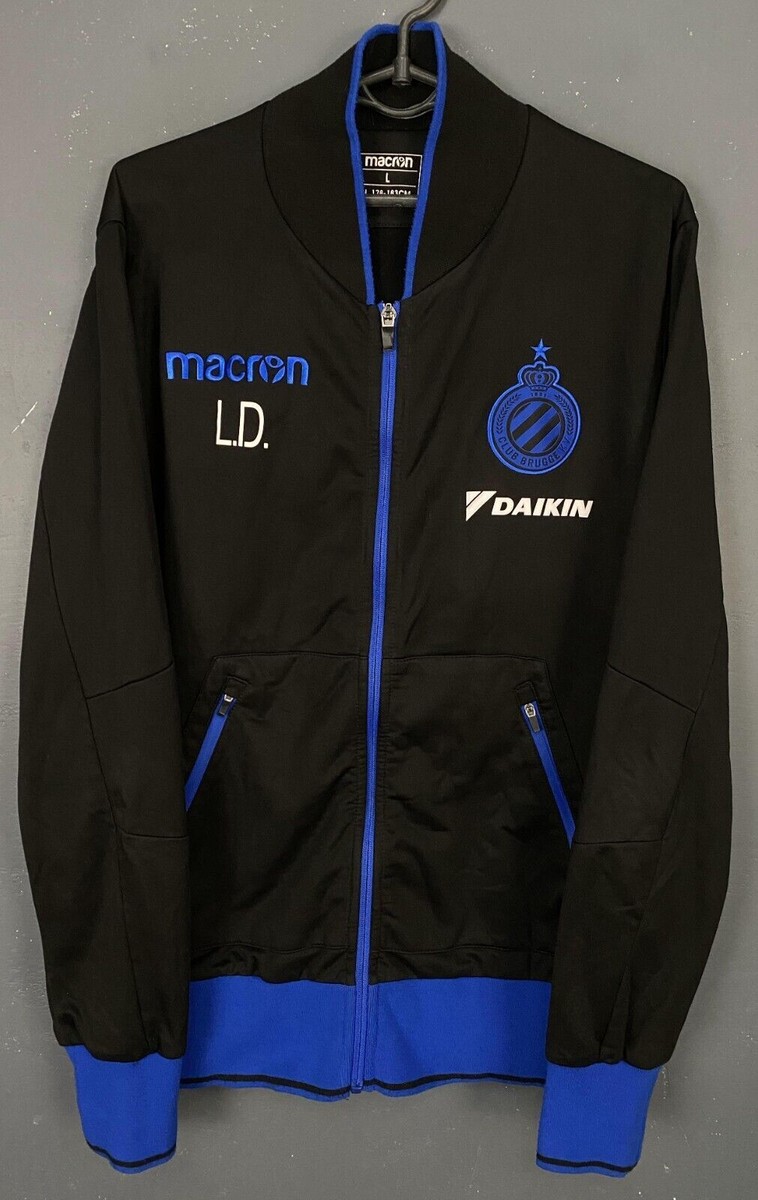MACRON MEN'S FC CLUB BRUGGE 2018/2019 TRACK JACKET SOCCER FOOTBALL