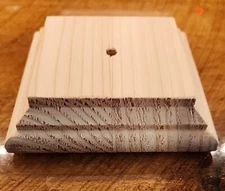 DECKORATORS Ceder Post Cap Or Finial Base 4 x 4 Deck Post Cap 