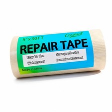 Clear Heavy - Duty Waterproof Vinyl Repair Tape 30ft x 5" for Fabric Boat C...