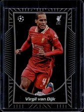 2024-25 Topps Chrome UEFA Virgil van Dijk Shadow Etch #SE-11 Liverpool