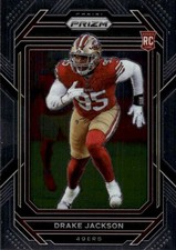2022 Panini Prizm Drake Jackson #396 San Francisco 49ers 3L