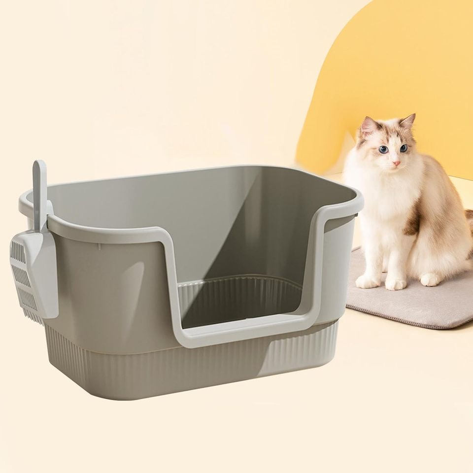 WOTEG Scatola portaoggetti con statua di gatto, simpatico piatto in resina, porta chiavi a forma di gatto, vassoio per sculture di animali, per tavolo da pranzo, decorazione