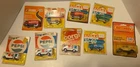 Lot of 9 Vintage Diecast Soda Trucks Pepsi, Coca-Cola, 7-Up Factory Sealed