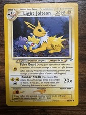 Pok&eacute;mon TCG Light Jolteon Neo Destiny Card 48/105 Regular MP Common