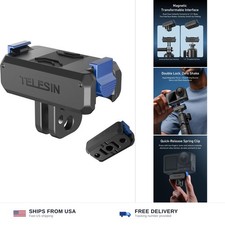 TELESIN Magnetic Quick Release Adapter Mount for DJI Osmo Action 5 Pro/4/3  ...