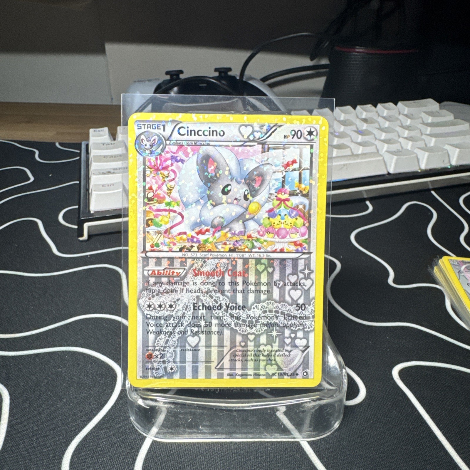 Pokémon TCG Cinccino RC19/RC25 Legendary Treasures Uncommon Holo 2013 LP