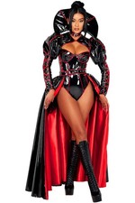 Roma Underworld Evil Queen Vinyl Bodysuit Costume 5077
