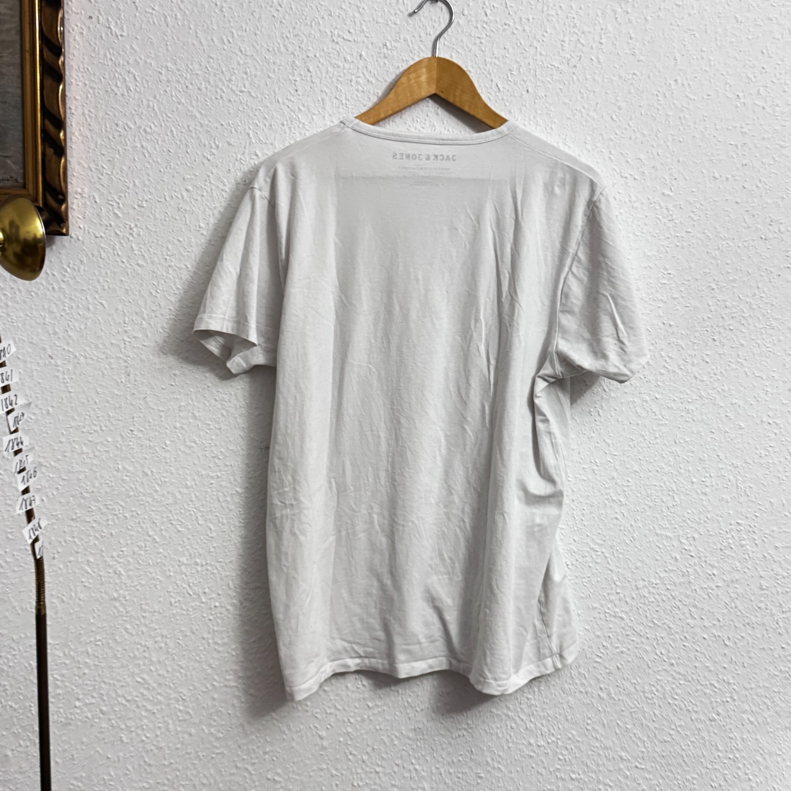 Jack & Jones Essential White V Neck T-Shirt image 4