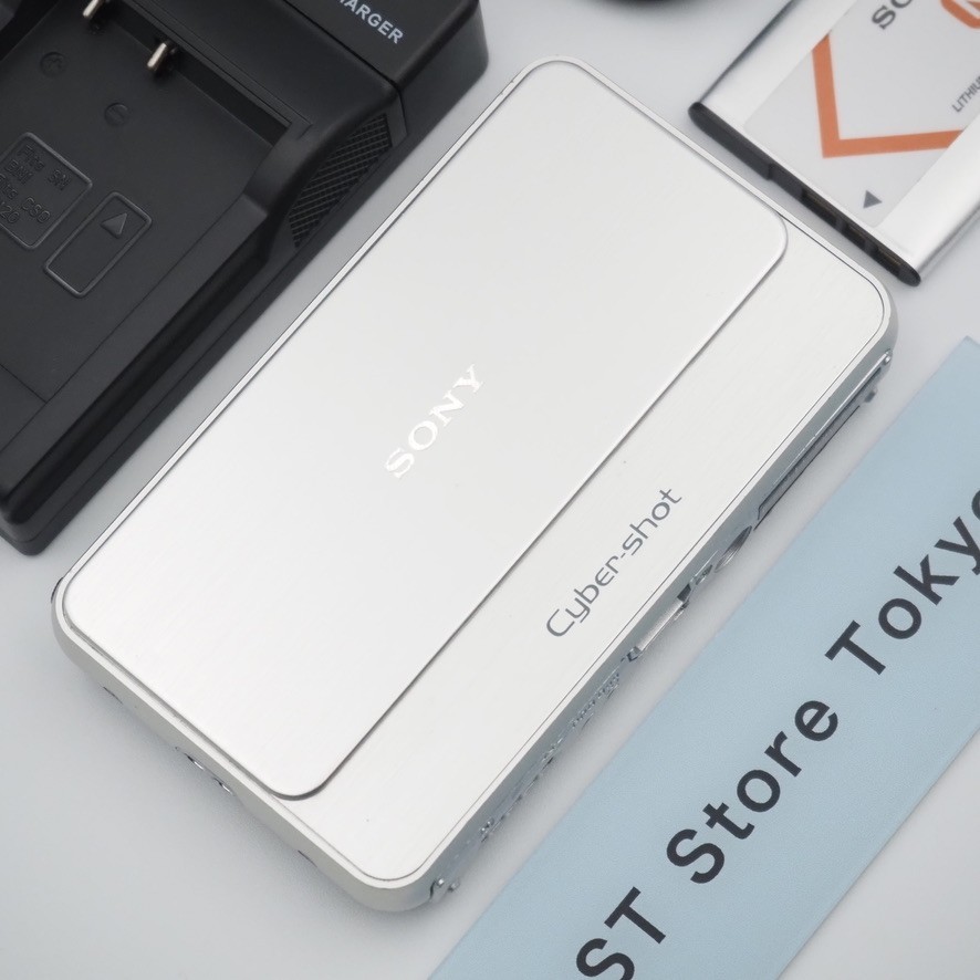 EXC] SONY DSC-T99 Digital Camera Silver Cyber Shot Japanese only