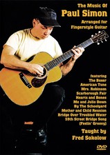 THE MUSIC OF PAUL SIMON Video DVD Lessons for Fingerstyle Guitar by Fred Sokolow