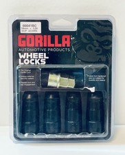 Gorilla Wheel Locks 14mm X 1.5 Duplex Acorn Black 66641bc 14x1.5 - New Open