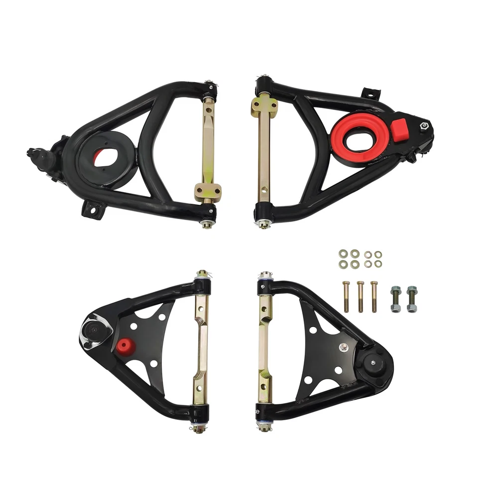 Juego de 4 brazos de control tubulares Chevrolet Belair 1958-1964 suspensión delantera Foto 4 de 4