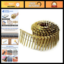 Coil Roofing Nails 1-1/4" x .120" Electro Galvanized Round Head 15 - 2880PCS