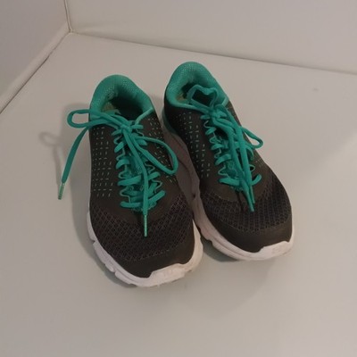 Under Armour Micro G Speed Swift 2 Gray Teal Size 9 Women's Athletic Shoes