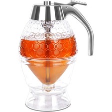 Langlebiger Sirupbehälter, schöner Honigtopf für perfektes Dosieren