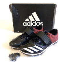 Adidas Adizero HJ High Jump / Track Spikes, Shoes, Sneakers, Blk Orange, Sz 12.5