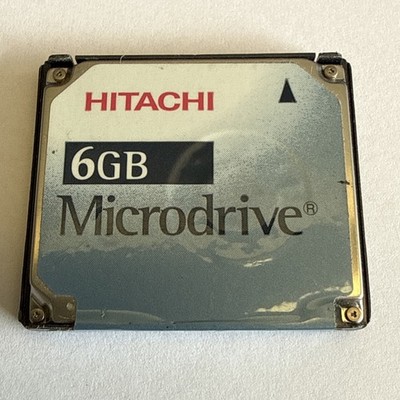Hitachi Microdrive 6GB [CF Compact Flash Festplatte Hard Drive HDD f. iPod Mini]