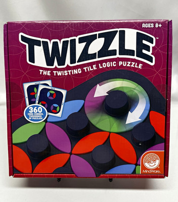 MindWare Twizzle Twisting Tile Logic Brain Teaser Puzzle, Ages 8+, 360 Combos