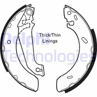Delphi Bremsbacken Satz 203Mm Hinten Passend FüR Ford Escort Orion Trommelbremse
