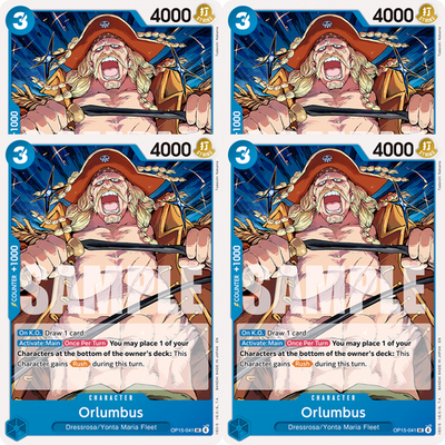 OP15 Playsets x4 - One Piece Card Game English OP-15 OPTCG Select