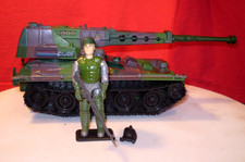 1989 GI JOE LYNX MARAUDER TANK 100   TOW ROPE & 1994 DRIVER DUKE VINTAGE cobra