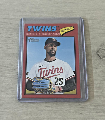 MIN Twins Byron Buxton 2026 Topps Heritage Red Boarder Parallel