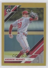 2019 Panini Donruss Optic Gold Prizm 3/10 Andrew Heaney #160 2p7