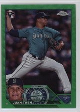 2023 Topps Chrome Update Green Wave Refractor 20/99 Juan Then #USC107 1t2c